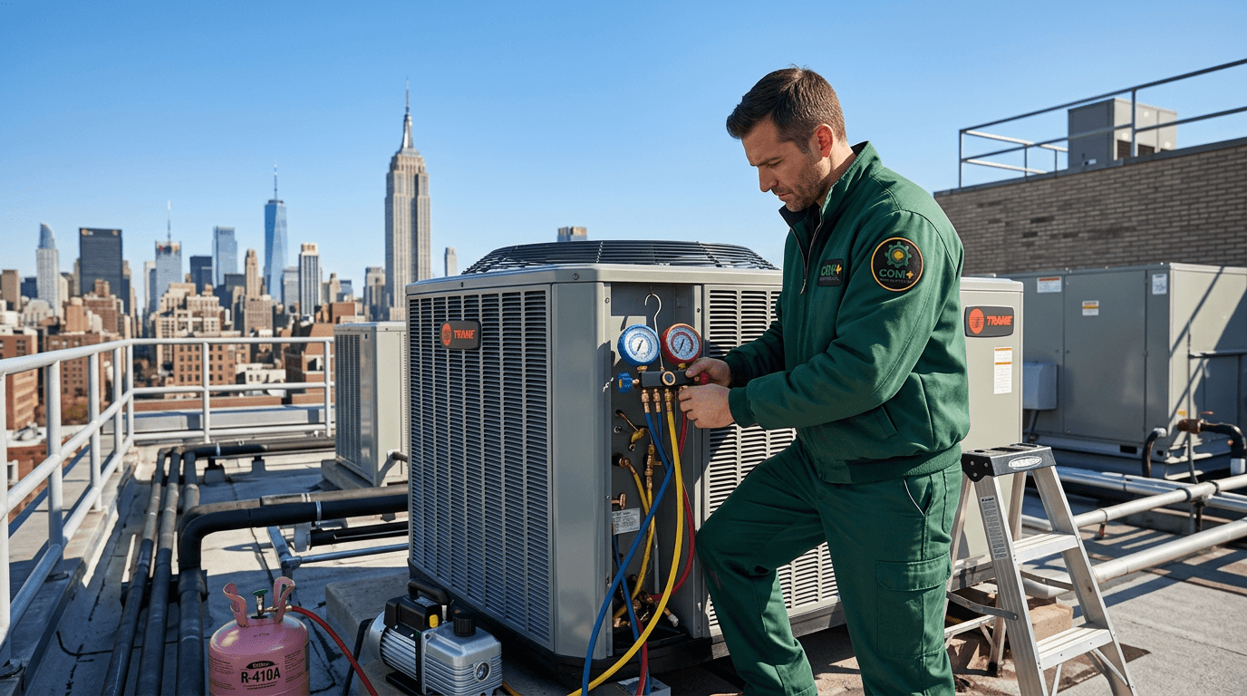 Commercial AC & RTU Service — Com+ Mechanical
